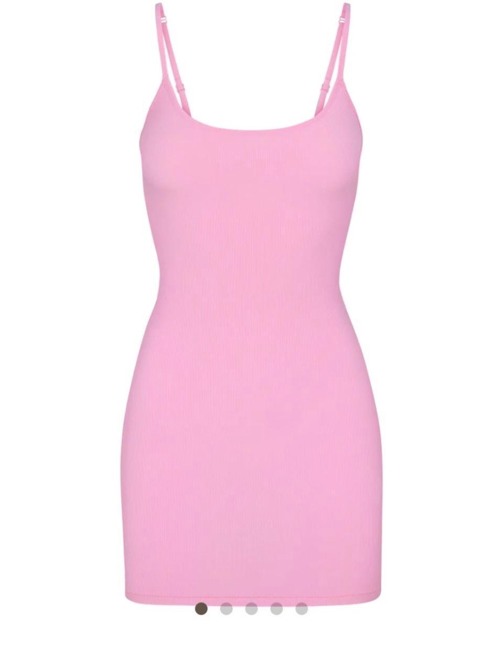 SKIMS Soft Lounge Mini Slip Dress in Cotton Candy, XS